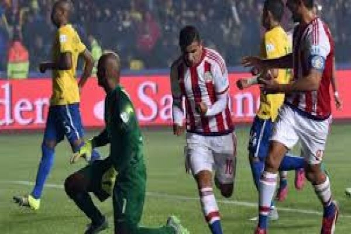 Paraguay kejutkan Brazil untuk mencapai semifinal Piala Amerika