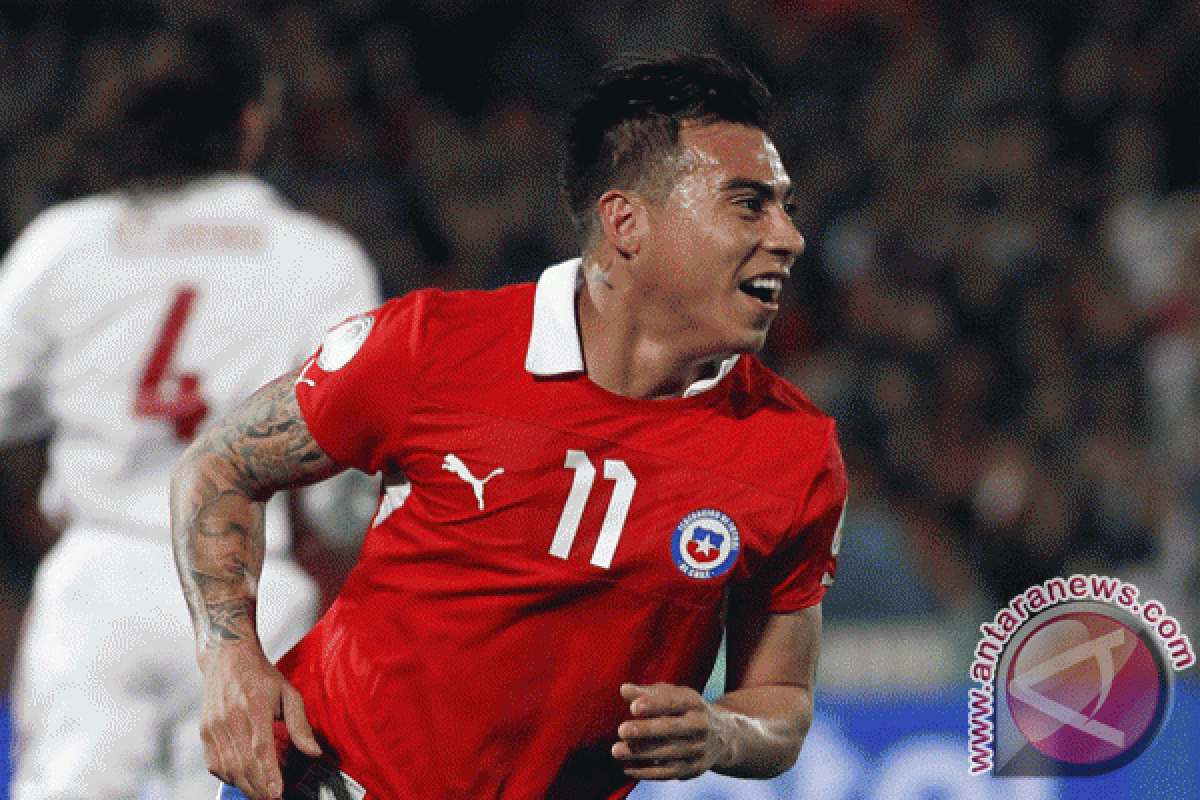 Vargas pemain terbaik laga Chile vs Peru