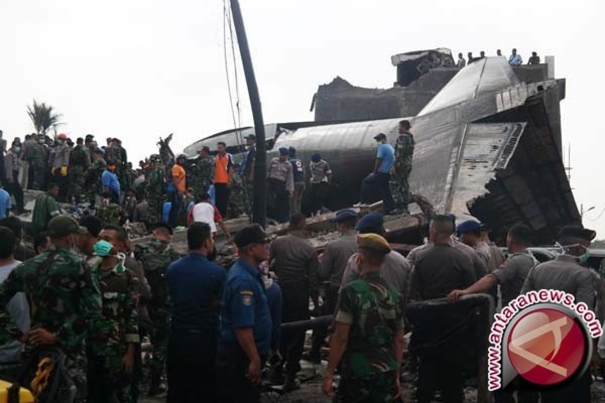 Lanud Ranai Natuna Doakan Korban Hercules C-130