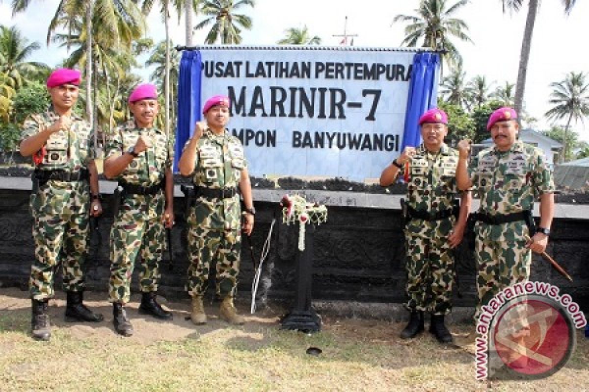 Komandan Korps Marinir Resmikan Puslatpur Lampon Banyuwangi