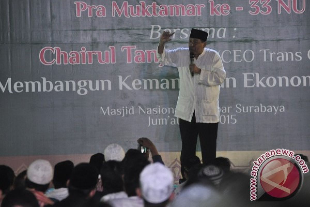 Chairul Tanjung Sarankan NU Berdayakan Ekonomi Umat