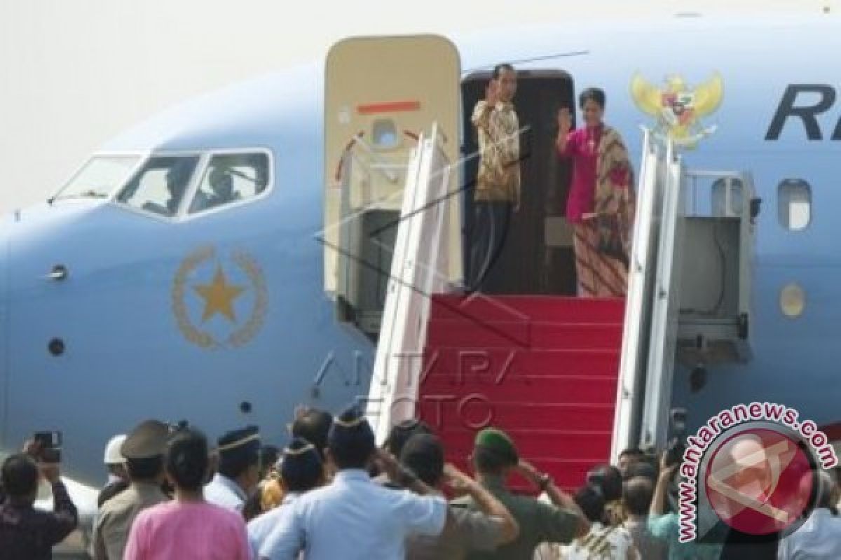 Presiden Mendarat di Jakarta Rampungkan Kunjungan Thailand