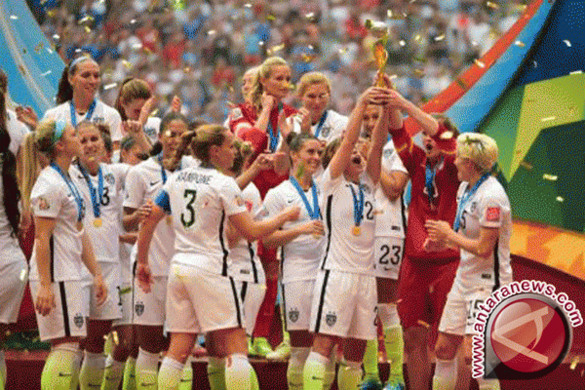 Amerika Serikat juara Piala Dunia Wanita 2015