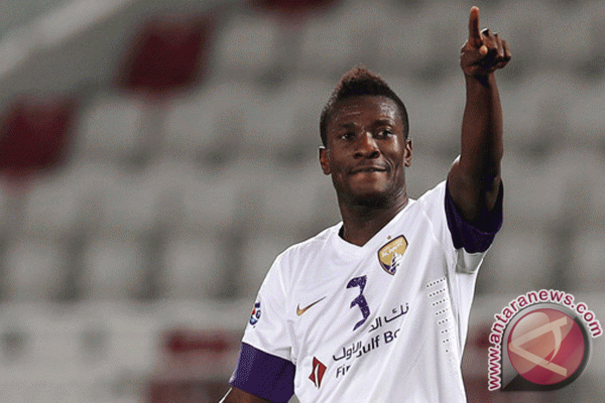 Asamoah Gyan hijrah ke Tiongkok