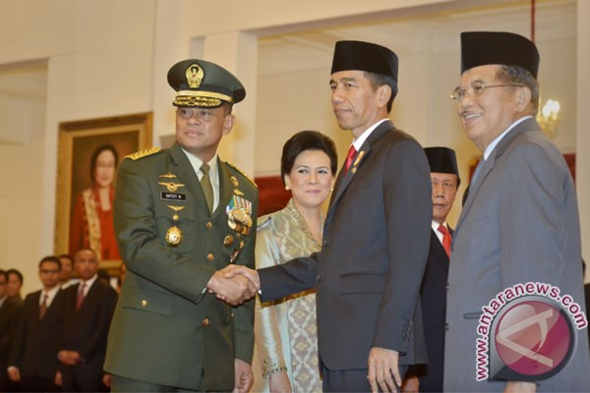 President Jokowi inaugurated TNI and BIN Chiefs