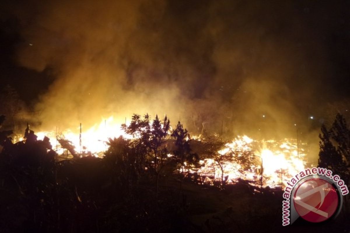 Mess Karyawan PT Korindo Pangkalan Bun Ludes Terbakar