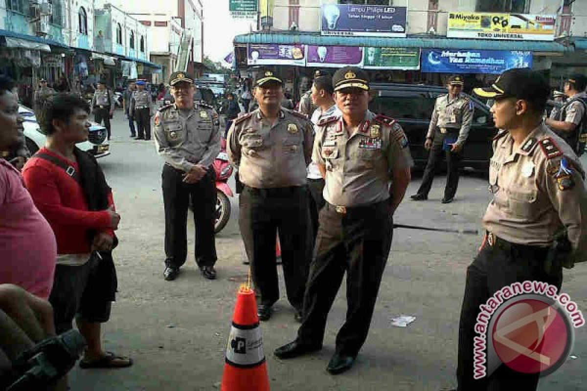 Kapolda Kepri Tinjau Sejumlah Pos Pengamanan Lebaran