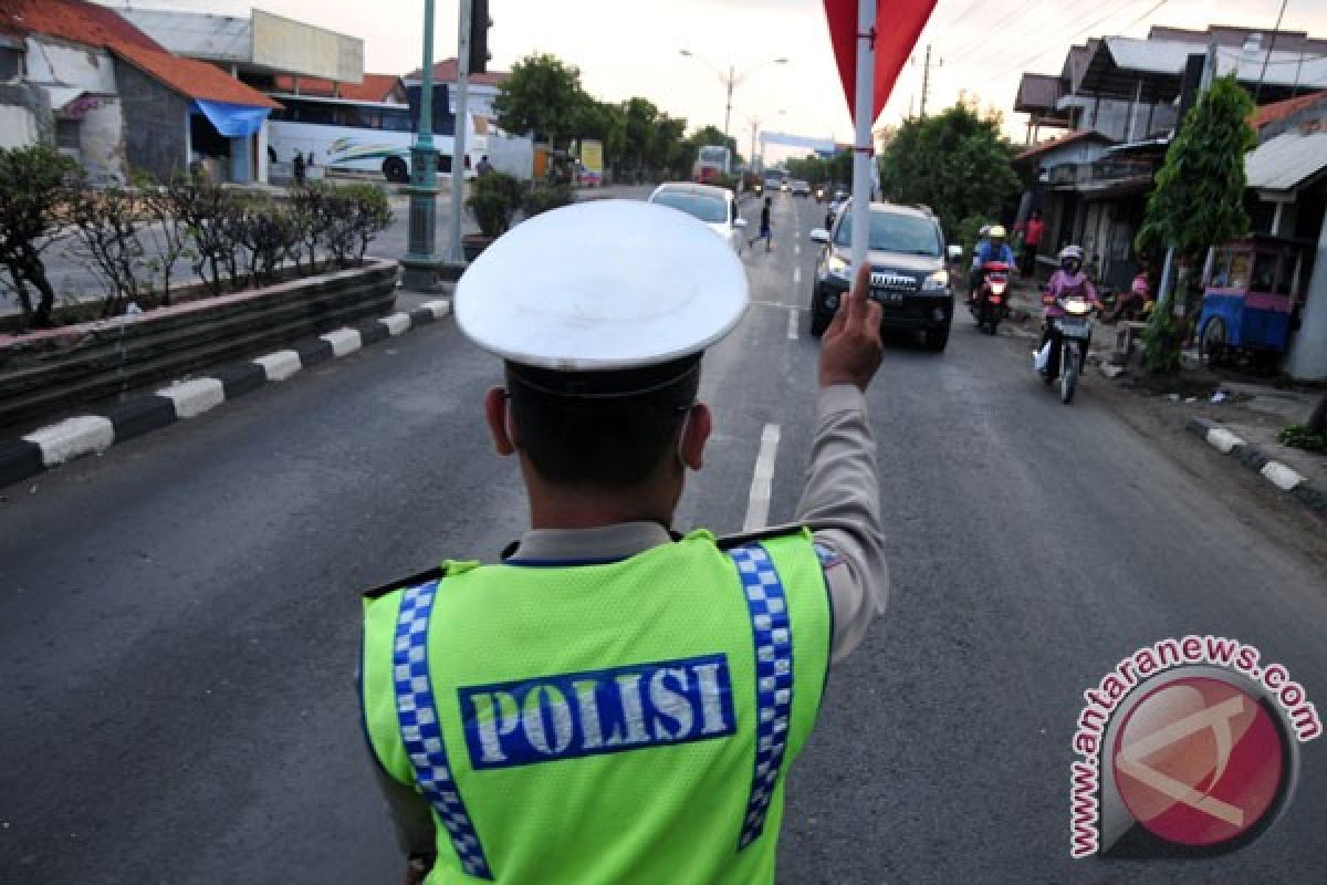 Polres Bogor Kota tegur pemudik pelanggar rambu