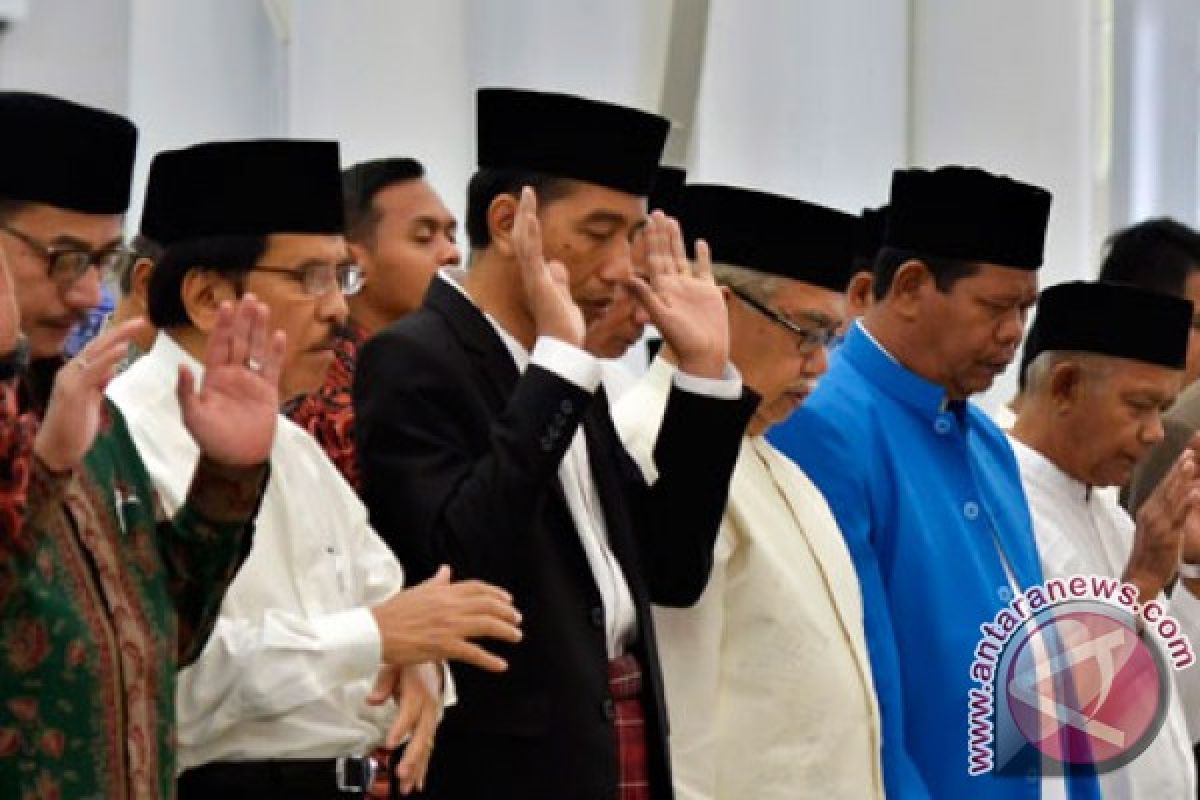 Presiden shalat Idul Adha di Martapura