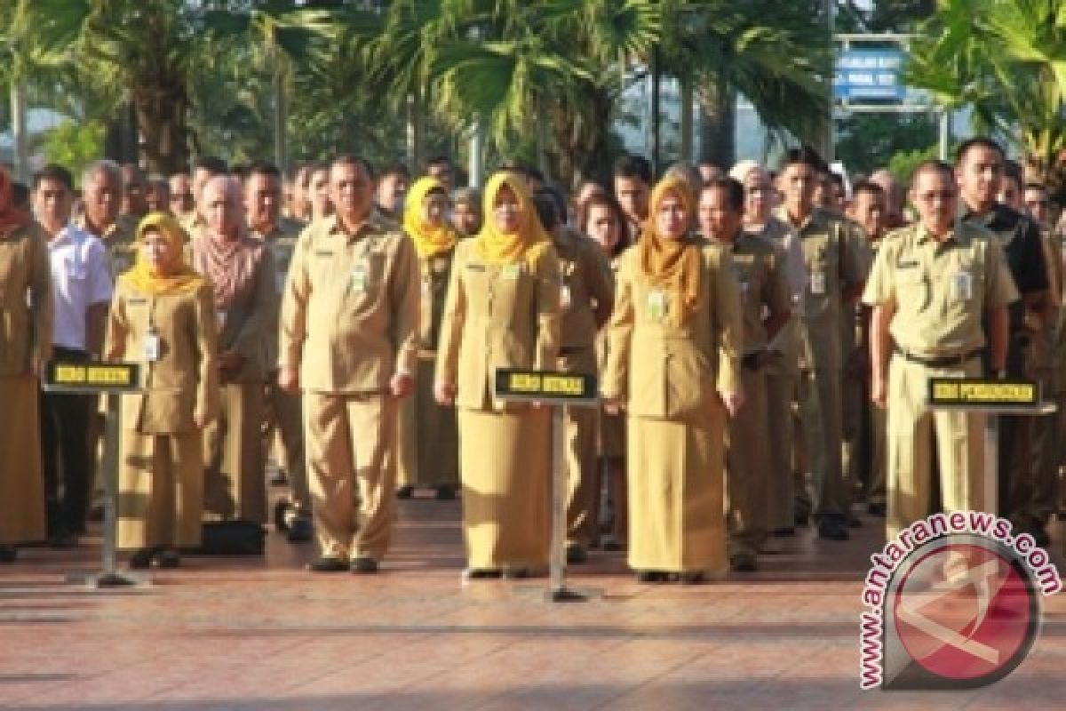  Tingkat Kehadiran PNS Setprov Kaltim 100 Persen