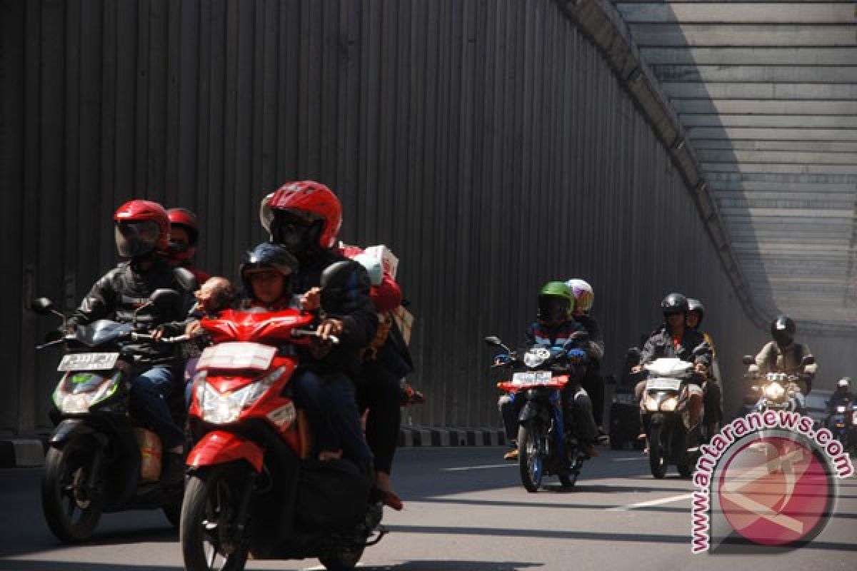 Akhir arus balik selatan Jabar didominasi kendaraan roda dua