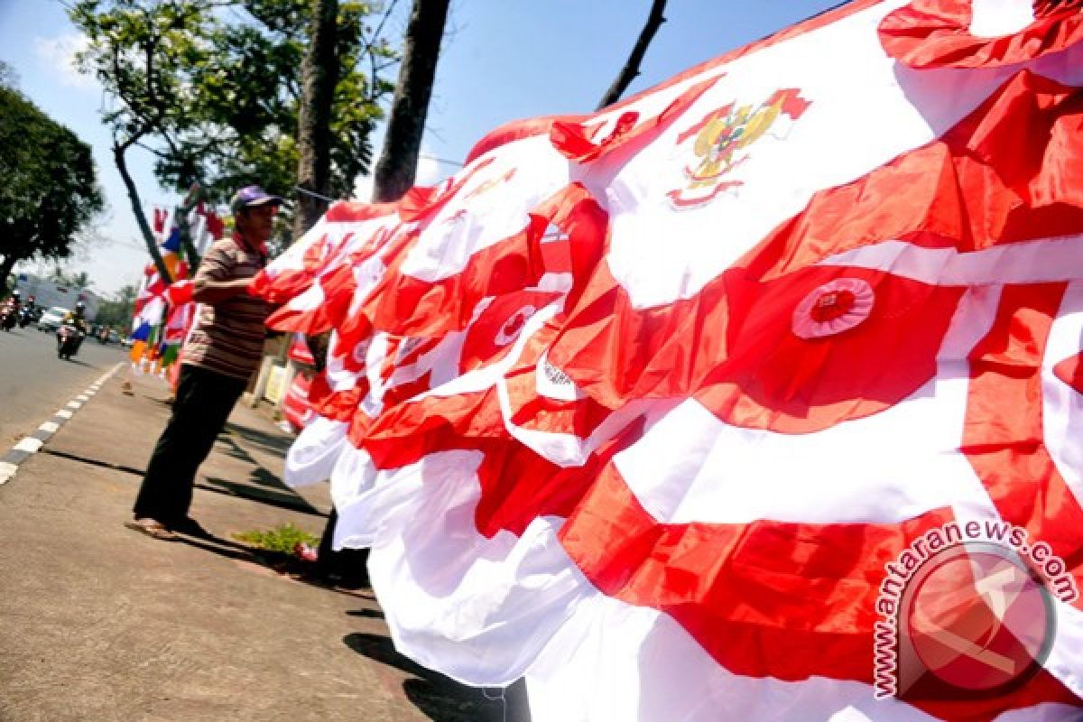 Omzet penjualan pernak pernik HUT RI turun