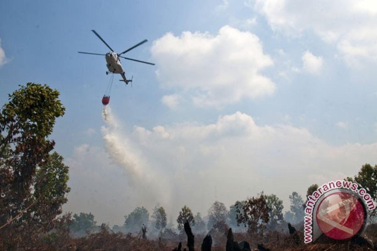 Russia-made helicopter deployed to extinguish Riau wildfires
