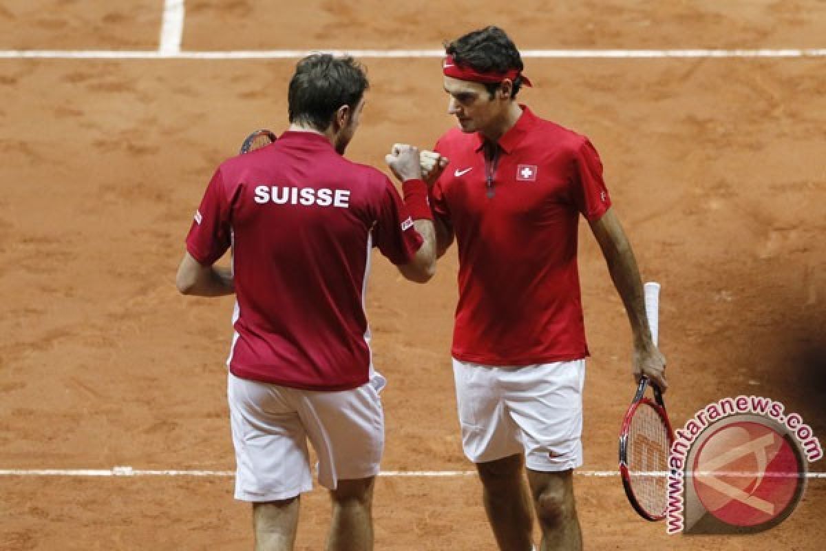  Federer dan Wawrinka Kembali Perkuat Swiss Untuk Piala Davis