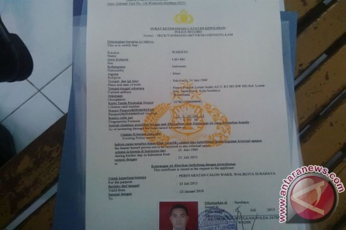 Hanura Akui Warsito Persiapkan Pendaftaran Cawawali Surabaya