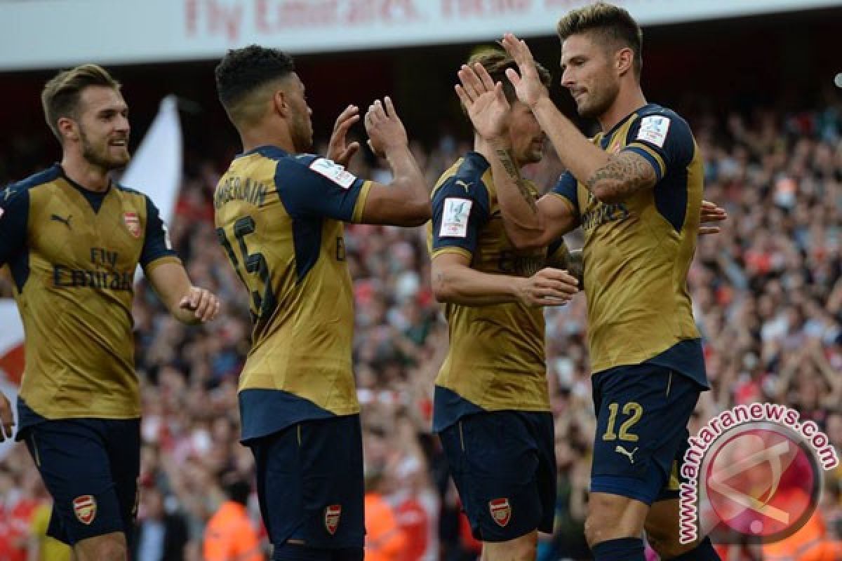 Arsenal hancurkan Lyon dengan skor 6-0