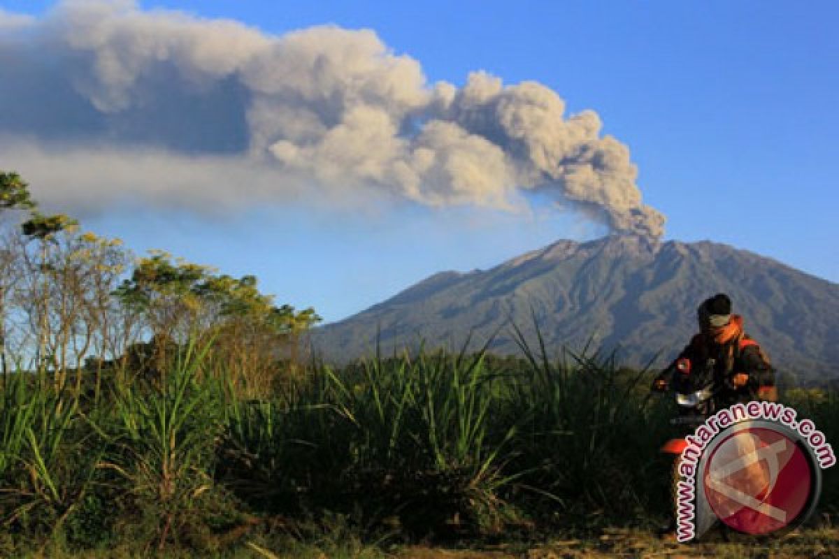 Aktivitas vulkanik Gunung Raung menurun