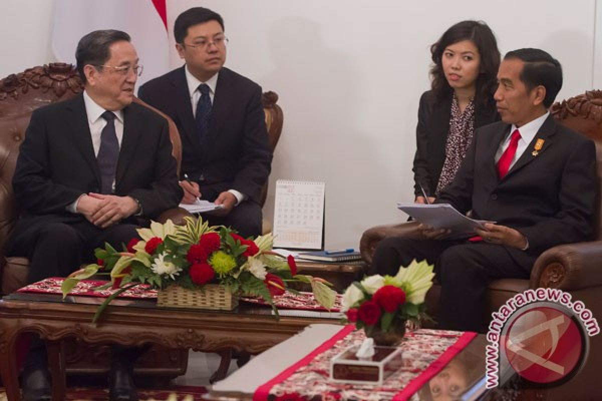 Presiden terima kunjungan ketua parlemen Tiongkok