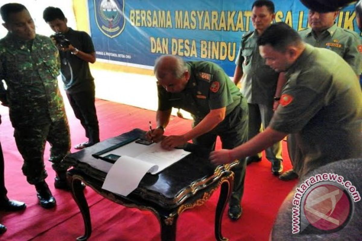 Warga dua desa bertikai akhirnya berdamai