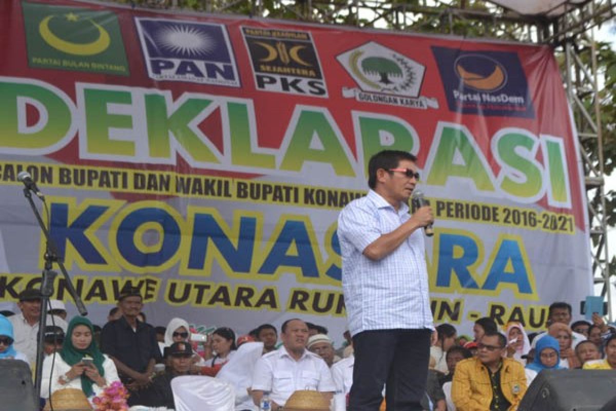 Hamdan Zoelva Hadiri Deklarasi "Konasara" Konawe Utara 