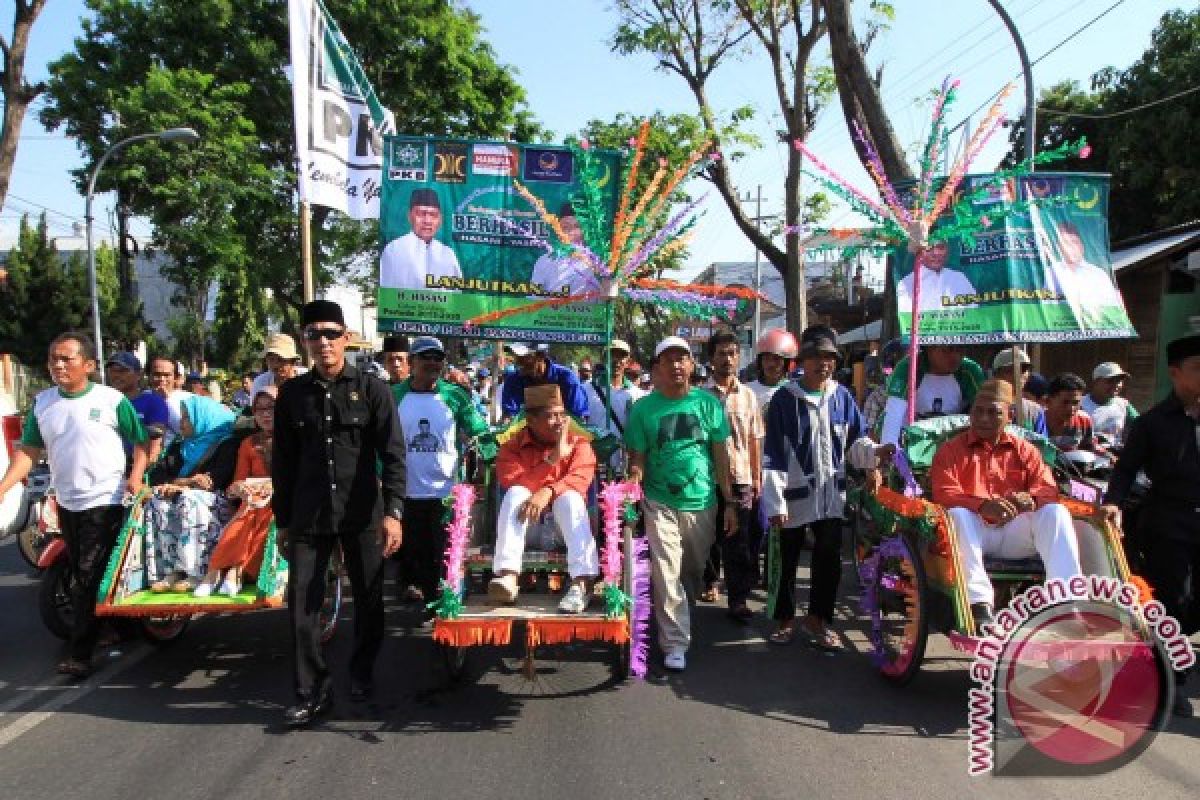 Hasani-Yasin Daftar Jadi Cawali ke KPU Pasuruan