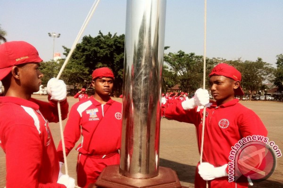 Paskibra Kabupaten Serang Intensifkan Latihan