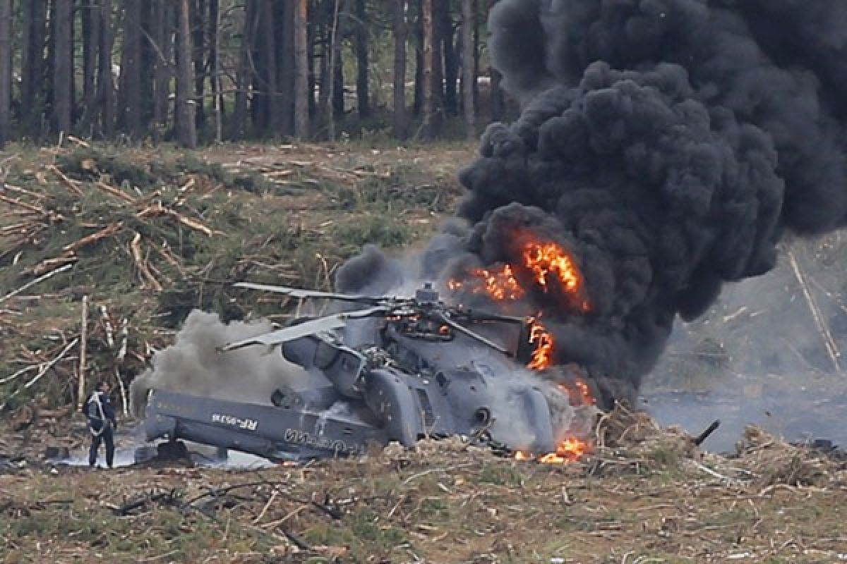 Pilot tewas saat akrobat di pameran dirgantara Rusia