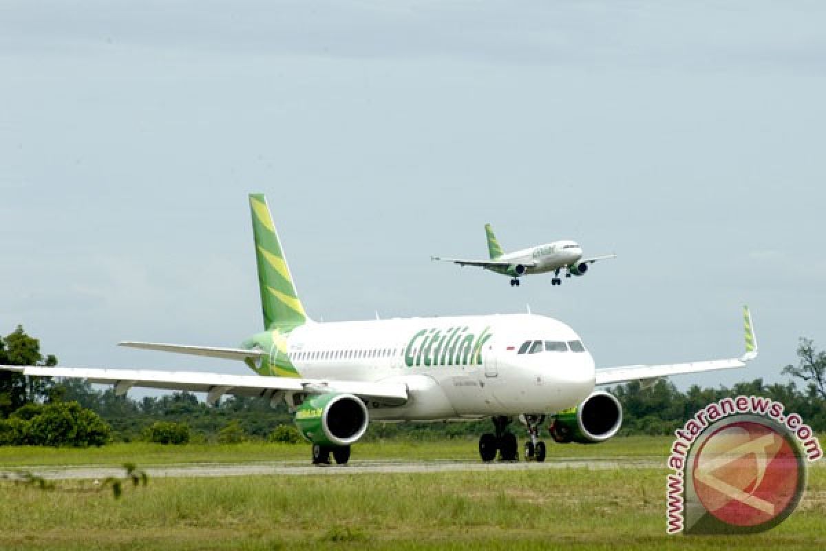 Citilink bantah ban pecah penyebab pesawat tergelincir 