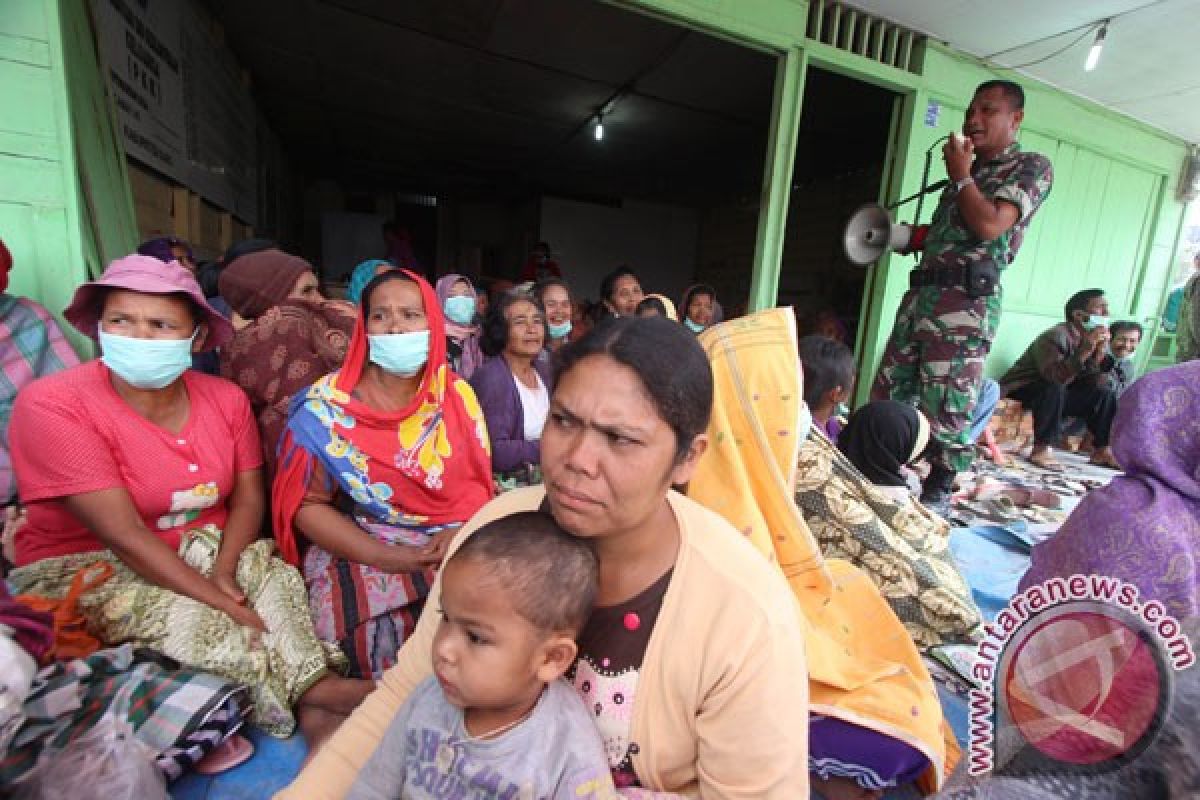 KPU data pengungsi Sinabung untuk pilgub Sumut 2018