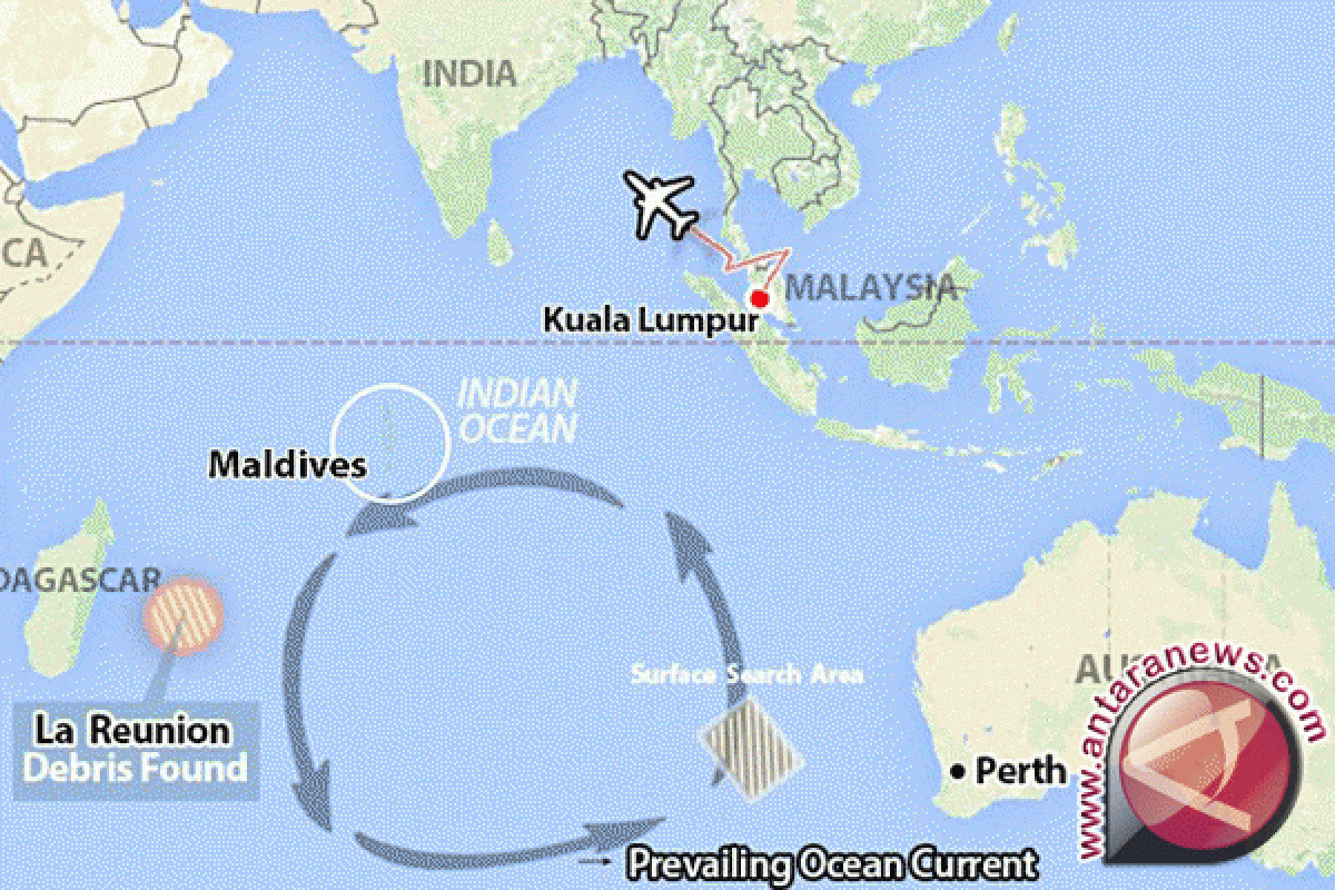 MH370 sebenarnya terbang di atas Maladewa?