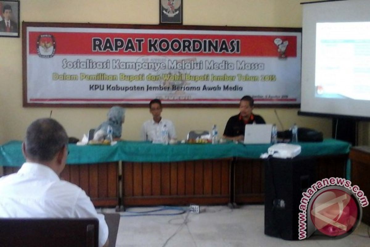 Anggaran Kampanye Media Pilkada Jember Capai Rp1,2 Miliar