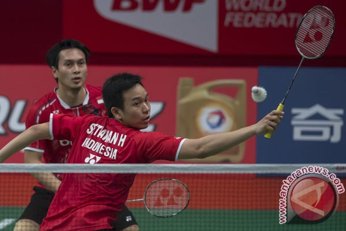 Hendra/Ahsan tumbang