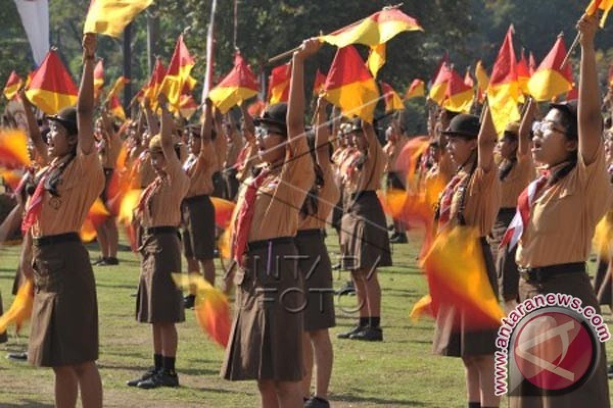 Gubernur: Tidak Boleh Ada Sekolah Tanpa Pramuka 