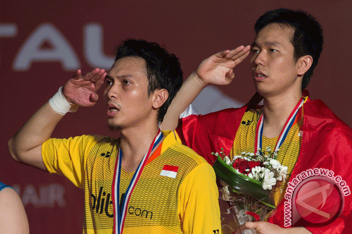 Hendra/Ahsan persembahkan gelar Juara Dunia