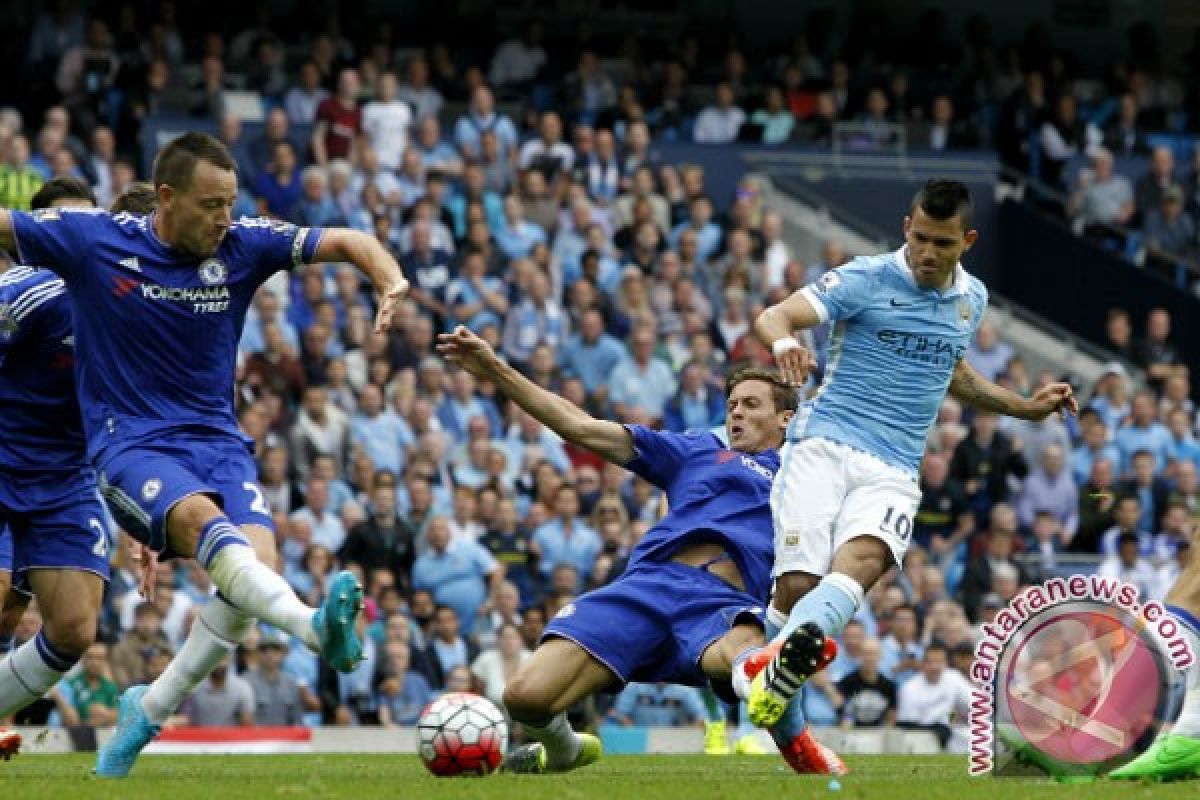 Manchester City sementara ungguli Chelsea 1-0