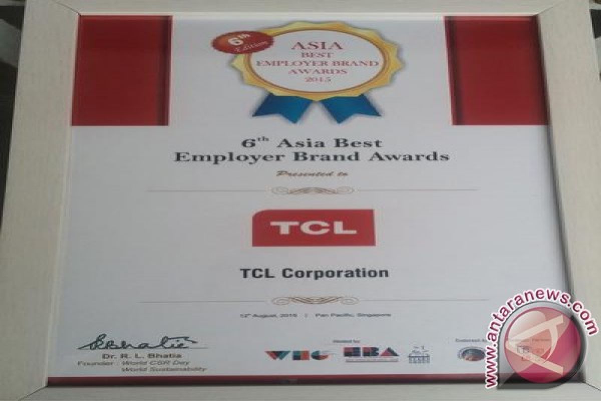 TCL Wins Asia's Best Employer Brand Awards for 4th Consecutive Year