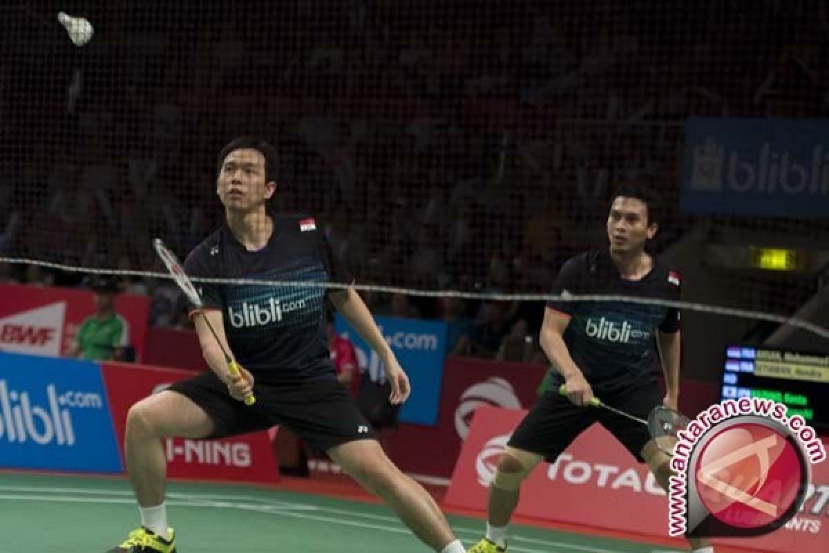 Hendra/Ahsan tunggu Minions di final Indonesia Masters 2019