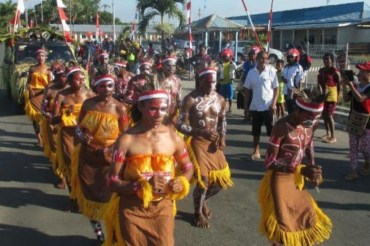 Pemkot Jayapura tampilkan tarian adat pada Upacara HUT RI