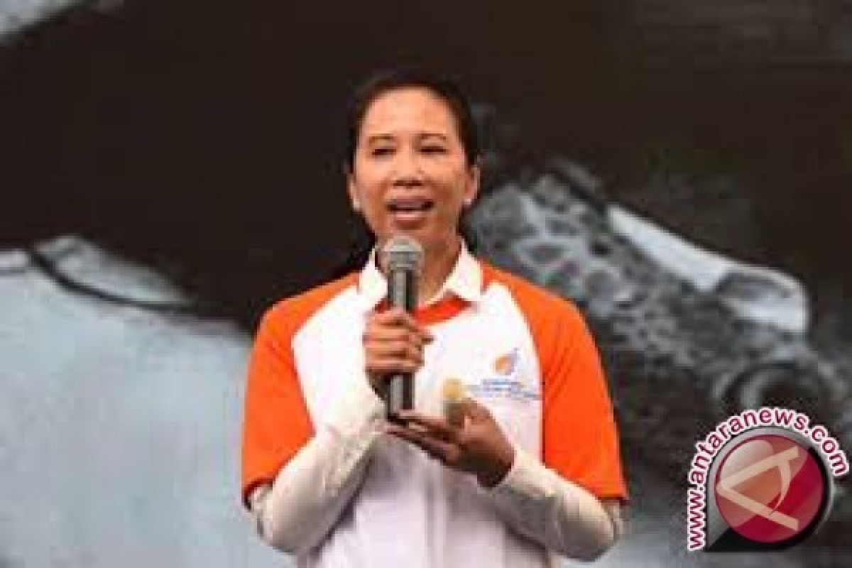Rini Soemarno hadiri perayaan HUT 22 BUMN di Mandalika