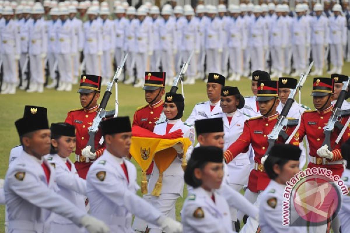 Gloria, pusat perhatian Paskibraka di Istana Merdeka