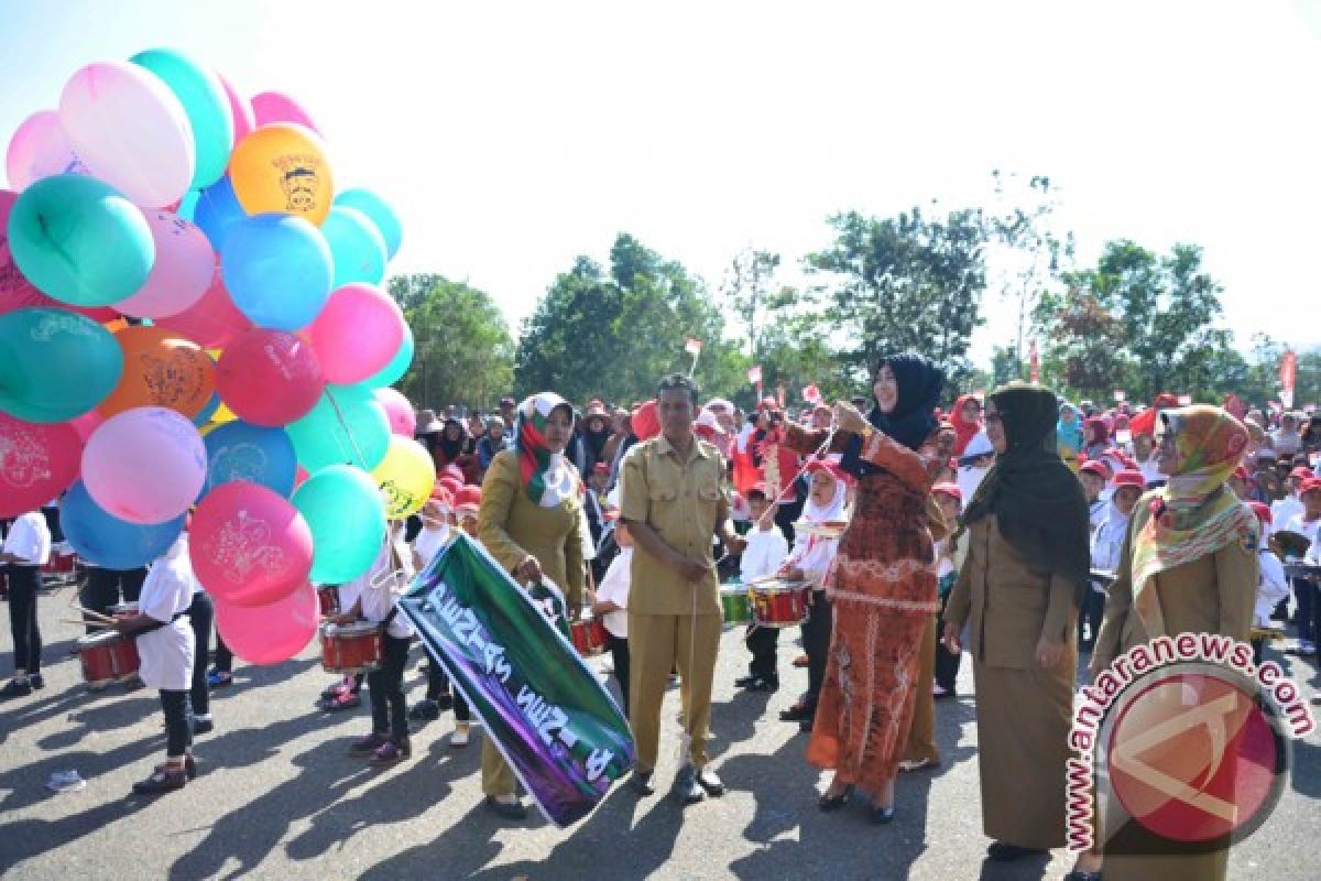 Pelantikan Lima Bunda PAUD Desa Kecamatan Pelaihari