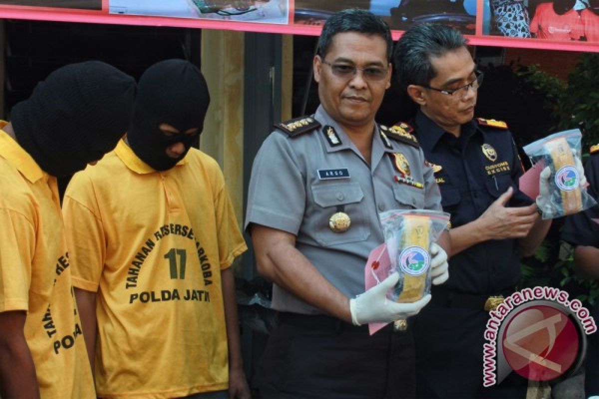 Polda dan Bea Cukai Jatim Gagalkan Penyelundupan Sabu-Sabu Tiongkok