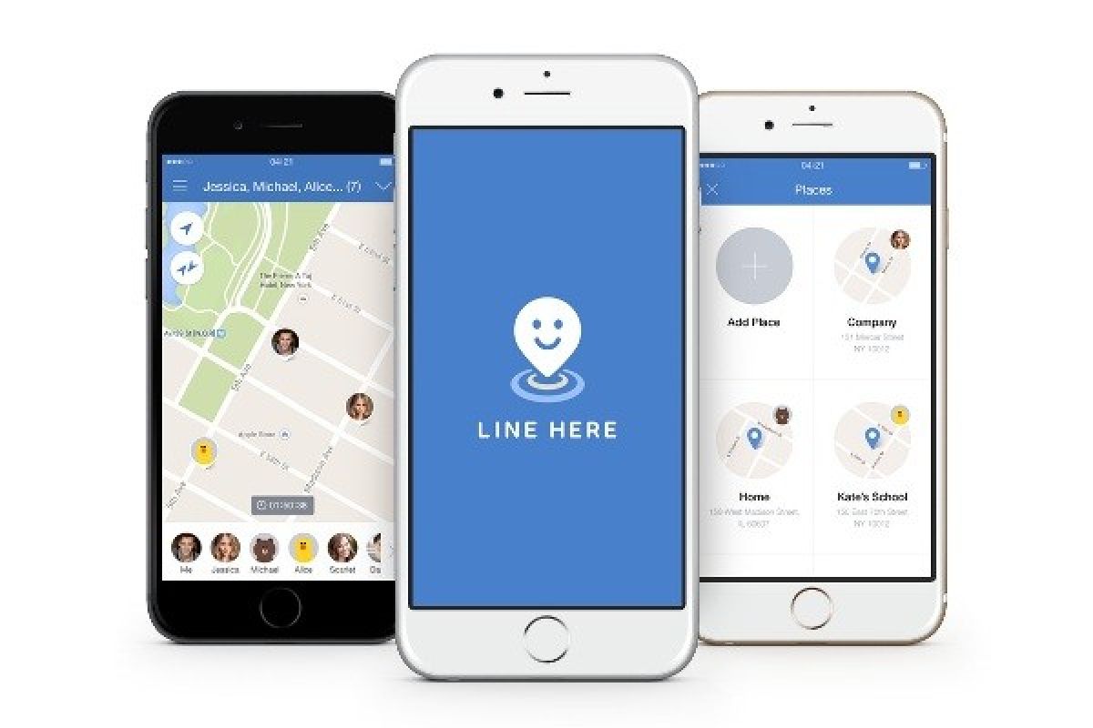 LINE rilis layanan berbagi lokasi real-time â€œLINE HEREâ€