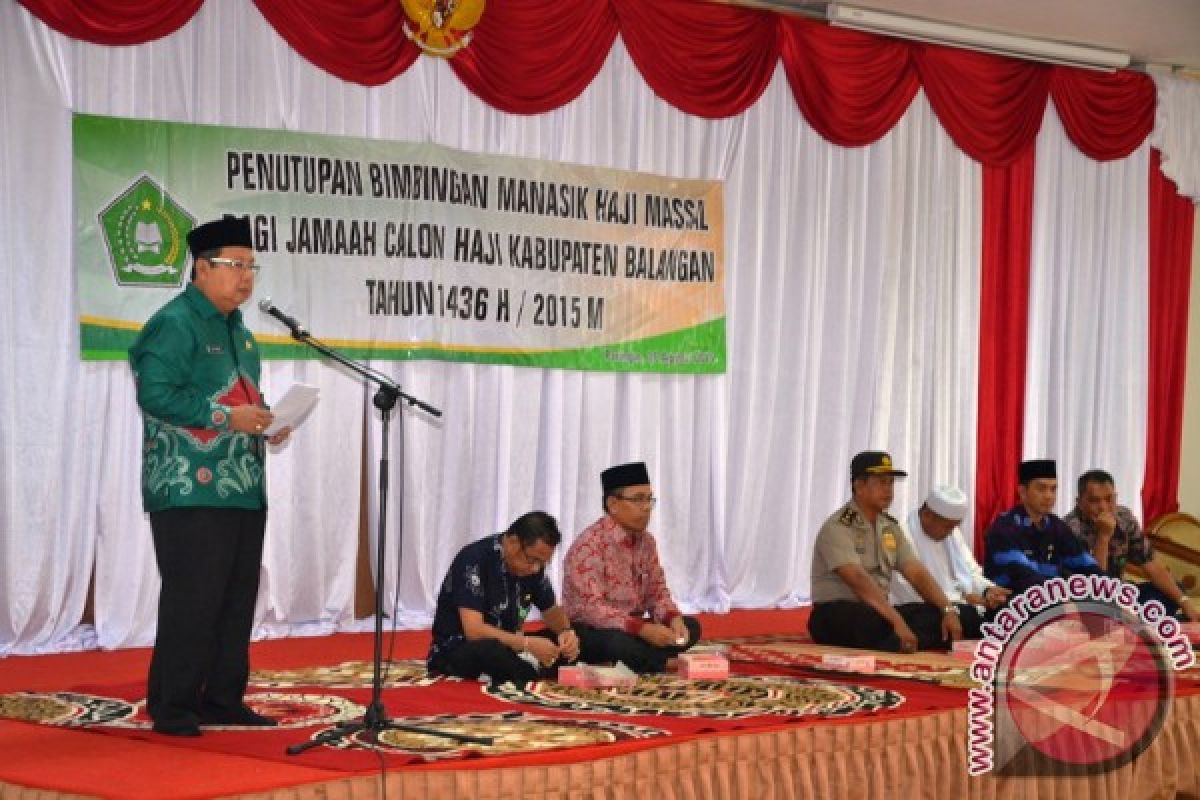 Penjabat Bupati Balangan Tutup Kegiatan Manasik Haji