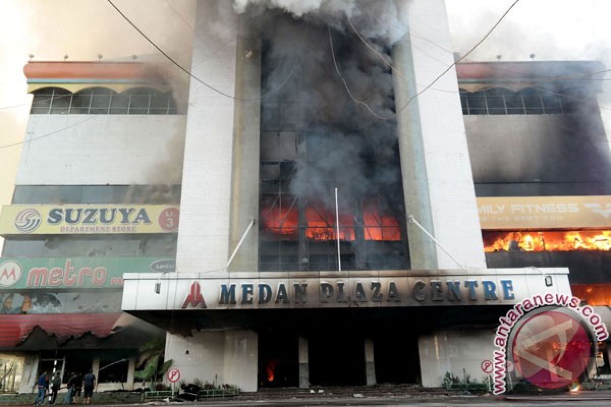 Kebakaran Medan Plaza diselidiki tim gabungan