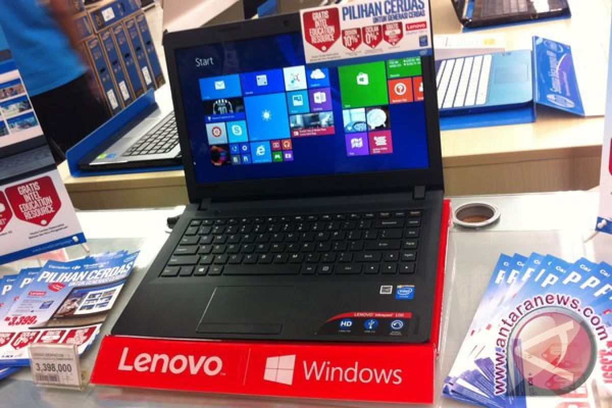 Lenovo luncurkan notebook ultra ramping Ideapad 100