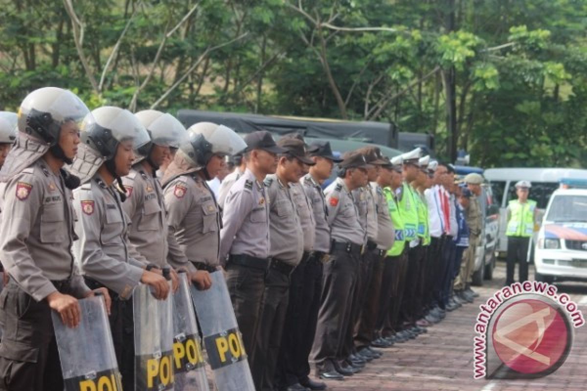 Apel Gelar Pasukan Pengamanan Pilkada Pakpak Bharat