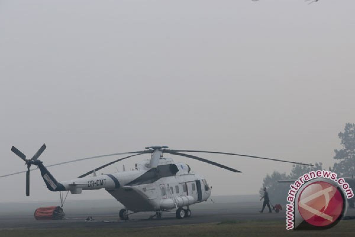 Three choppers deployed to tackle hotspots in Riau