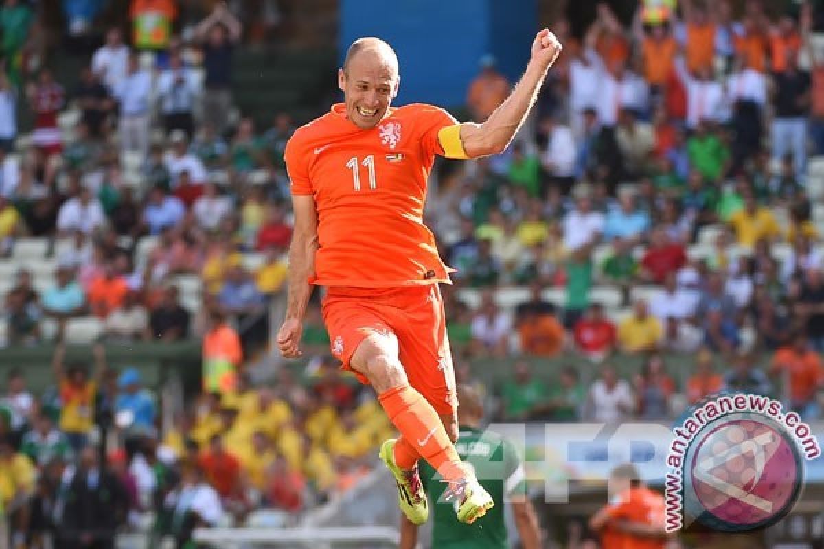 Robben gantikan van Persie sebagai kapten Belanda