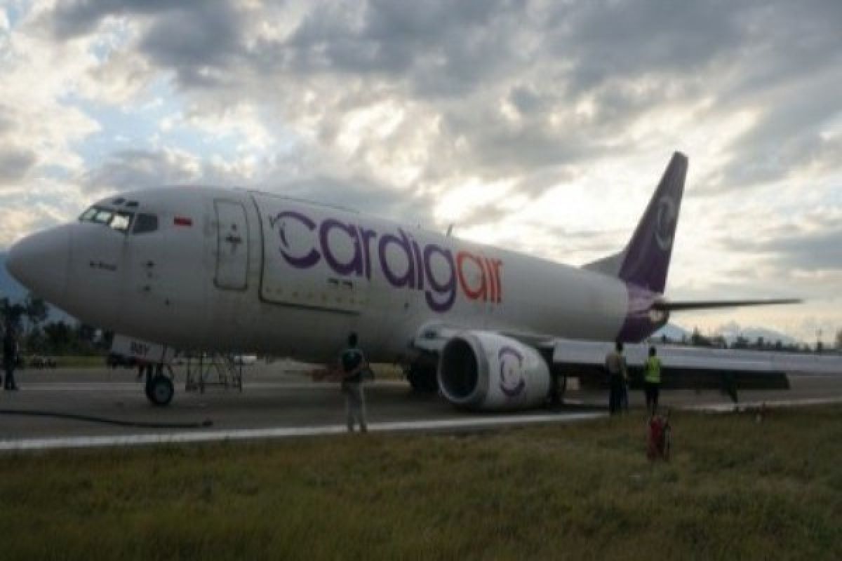 Pesawat Cardig Air tergelincir di Bandara Wamena